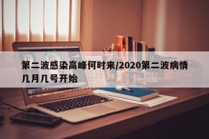 第二波感染高峰何时来/2020第二波病情几月几号开始